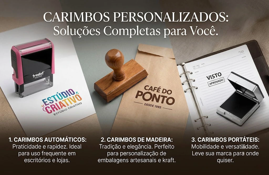 Carimbos personalizados